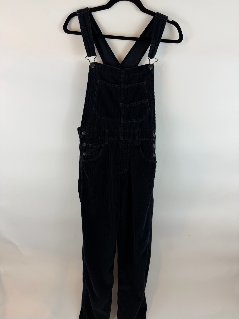 Free People We The Free Ziggy Denim Overall in Mineral Black - Picture 3 of 9